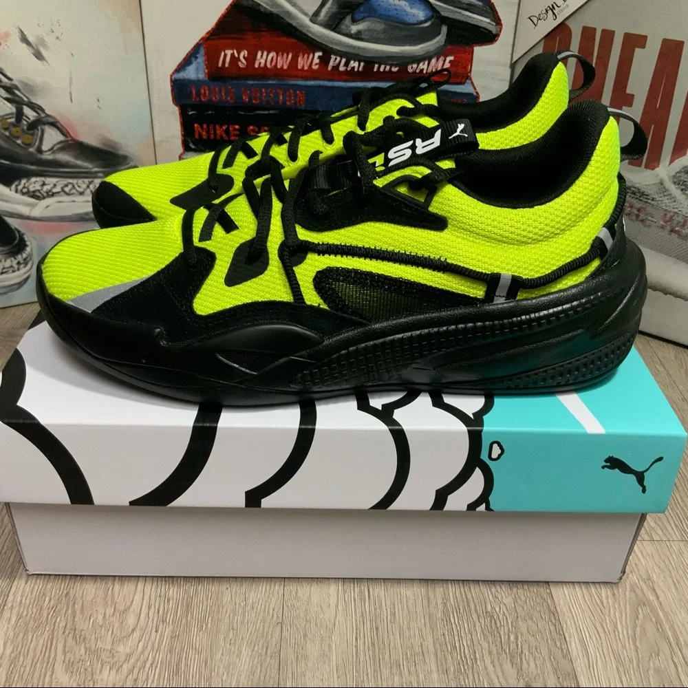 Puma RS-Dreamer J Cole Lime Green Basketball Shoes Size 8.5